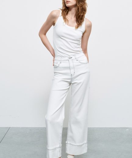 Jeans bianco e nero