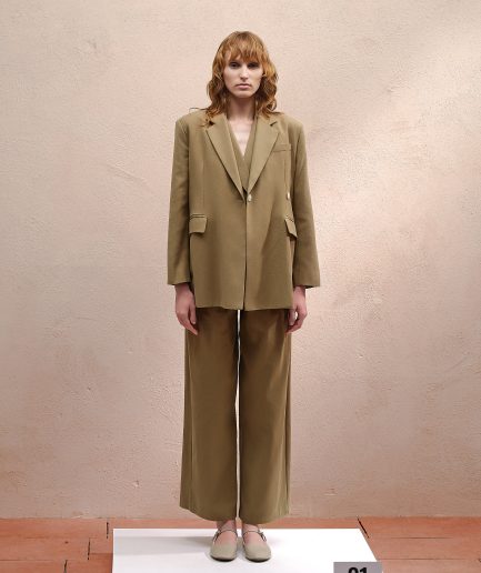 Blazer verde kaki